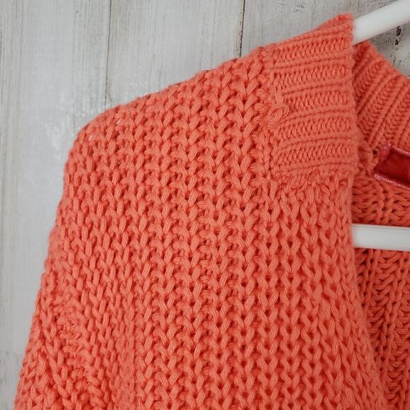 Free People Coral V-Neck Sweater - Picture 6 of 9